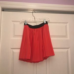 coral skater skirt